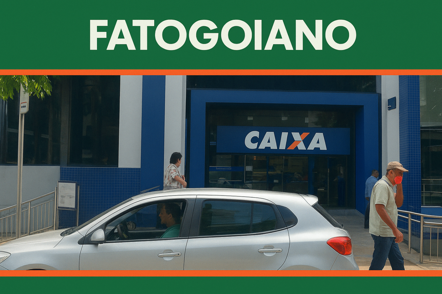 Falha em porta eletrônica deixa clientes presos por alguns minutos em agência da Caixa em Goianésia