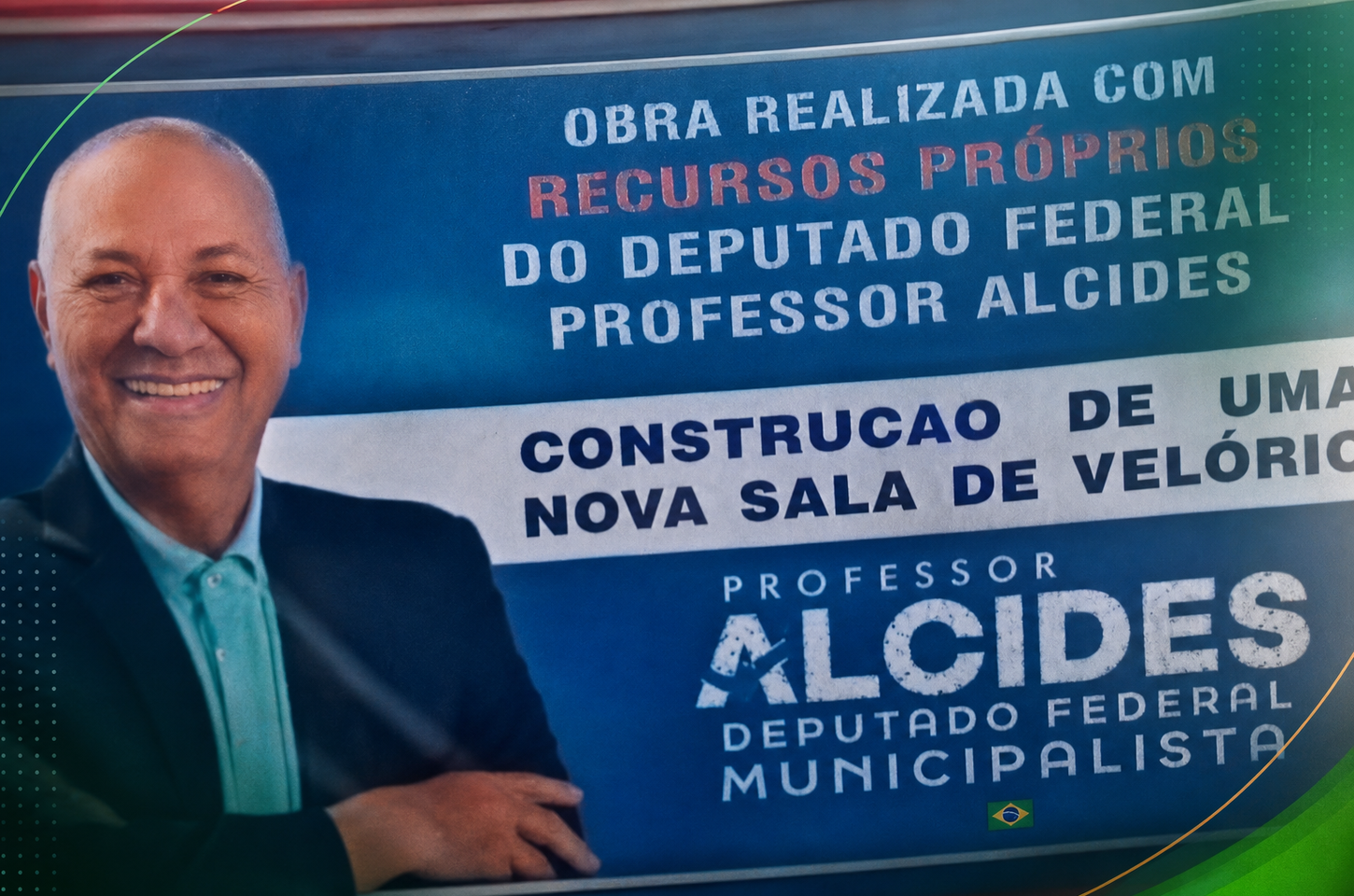 Moradores cobram retomada de obra de sala de velório em Nova Glória
